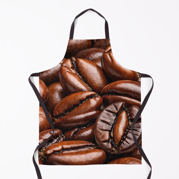 Item preview, Coffee Beans Macro Photography – Dark Roast Espresso Brown Kitchen Art designed and sold by Kaleidoscope Print.