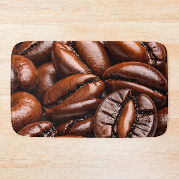 Item preview, Coffee Beans Macro Photography – Dark Roast Espresso Brown Kitchen Art designed and sold by Kaleidoscope Print.