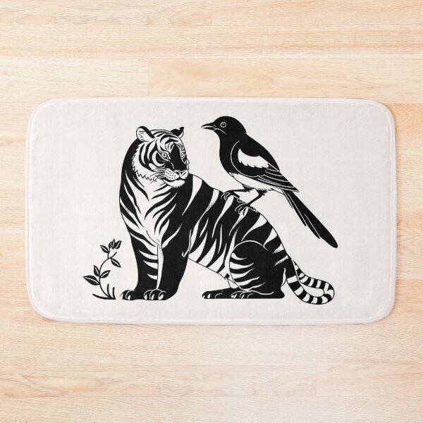 Item preview, Tiger and Magpie designed and sold by bubblyrainbow.