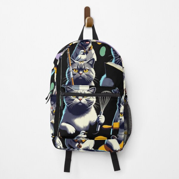 Item preview, Whimsical Pet Hobbies Collage - Cute Cat and Dog Career Mashup designed and sold by GenZFashion000.