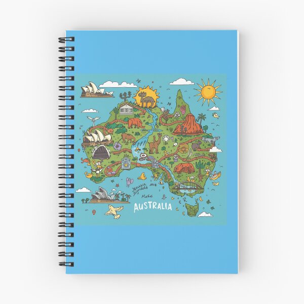 Item preview, Australia map doodle  designed and sold by Anisha  Vaz.