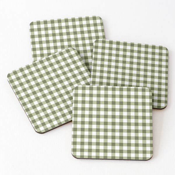 Item preview, green gingham pattern  designed and sold by Creations by lyne.