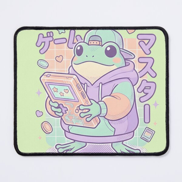 Item preview, Retro Frog Gamer T-Shirt – 90s Vaporwave Frog with Handheld Console, Japanese Katun Streetwear Graphic designed and sold by ZyxDes.