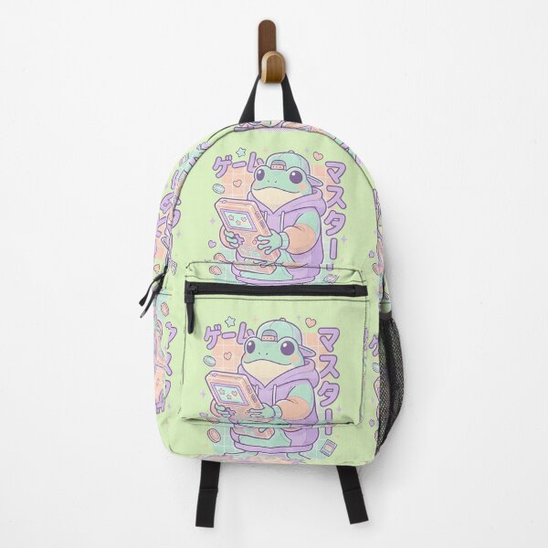 Item preview, Retro Frog Gamer T-Shirt – 90s Vaporwave Frog with Handheld Console, Japanese Katun Streetwear Graphic designed and sold by ZyxDes.