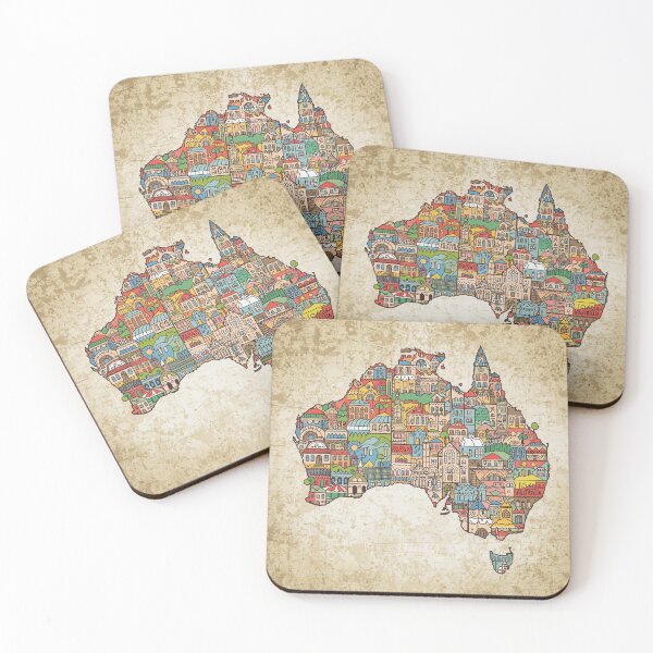 Item preview, Australian Map  designed and sold by Anisha  Vaz.