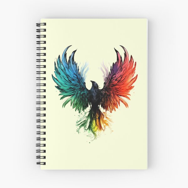 Item preview, Rainbow Phoenix designed and sold by bubblyrainbow.