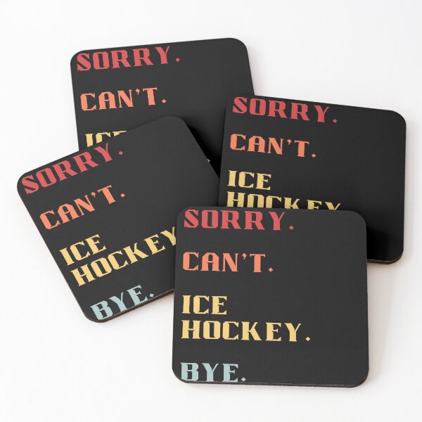 Item preview, Sorry Can't Ice Hockey Bye - Funny Retro Ice Hockey designed and sold by Wiss2Arts.