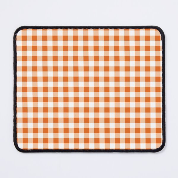 Item preview, Soft orange gingham  pattern  designed and sold by Creations by lyne.