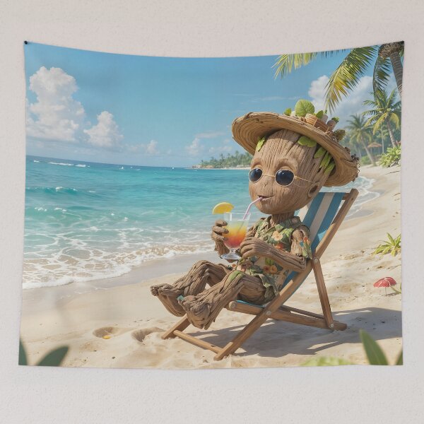 Item preview, Baby Groot in Carribean designed and sold by worldimagine91.