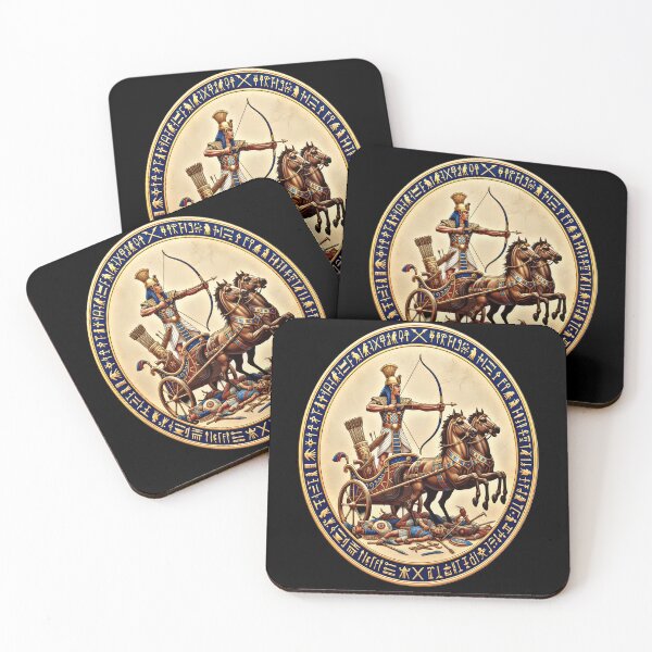 Item preview, The Pharaoh's Triumph: Ancient Egyptian War Chariot Art designed and sold by Hieroglyphia.