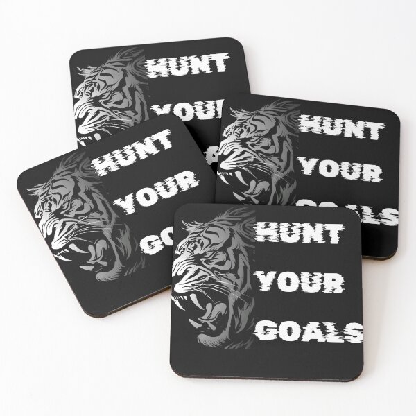 Item preview, Hunt Your Goals - Fierce Tiger Ambition designed and sold by Mini Pixel Perfect Co..