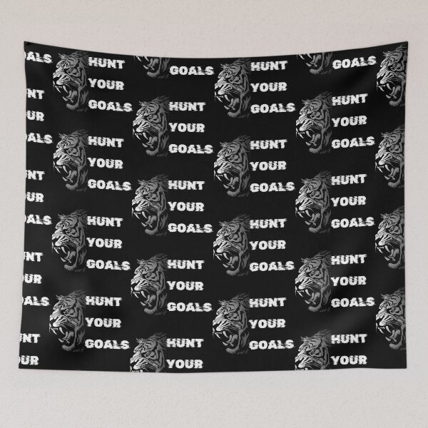 Item preview, Hunt Your Goals - Fierce Tiger Ambition designed and sold by Mini Pixel Perfect Co..