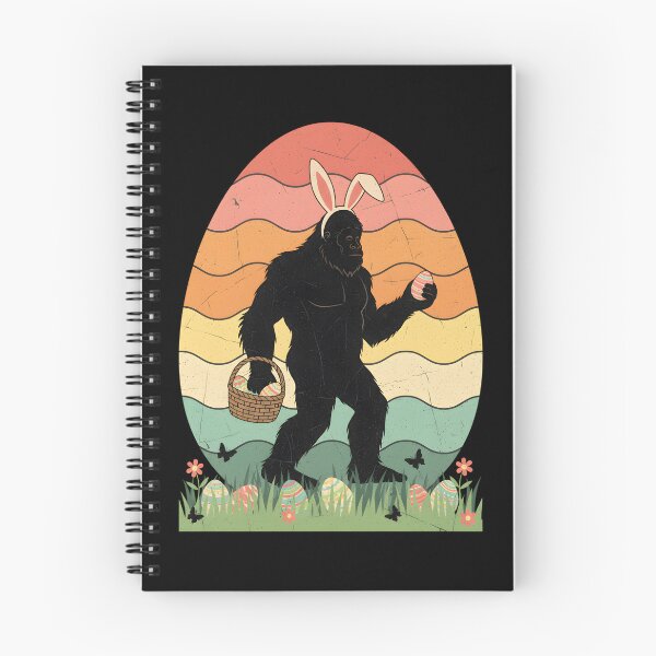 Item preview, Retro Easter Bigfoot Sasquatch Bunny Egg Hunt designed and sold by OlakunleOloroz.