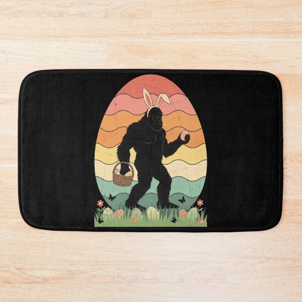 Item preview, Retro Easter Bigfoot Sasquatch Bunny Egg Hunt designed and sold by OlakunleOloroz.