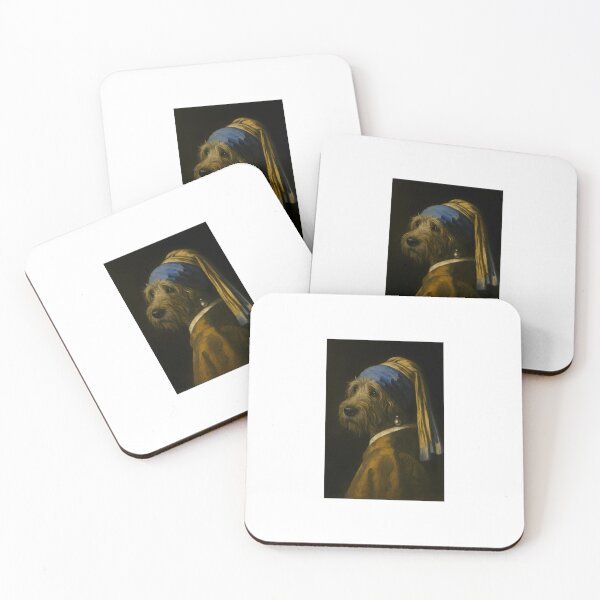 Item preview, Otterhound With Pearl Earring  designed and sold by EricWynn72.
