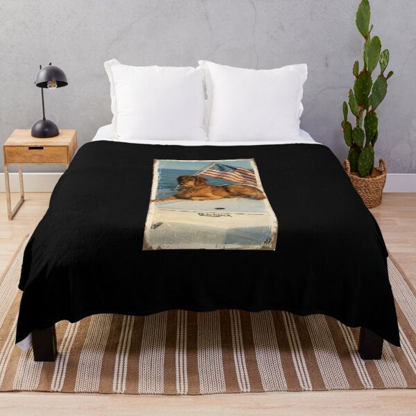 Item preview, Patriotic Golden Retriever American Flag Boat designed and sold by EricWynn72.