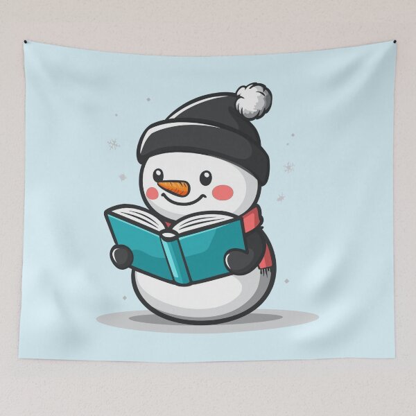 Item preview, Smart Snowman designed and sold by bubblyrainbow.