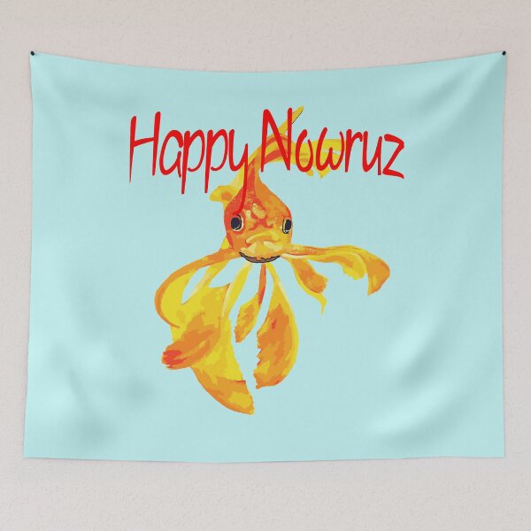 Item preview, Happy Nowruz Fantail Goldfish designed and sold by taiche.