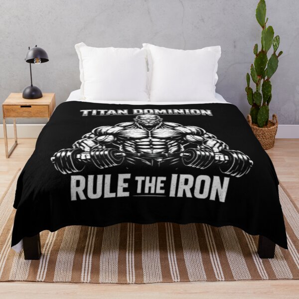 Item preview, Rule The Iron – Dominant Gym Graphic T-Shirt designed and sold by wanado.