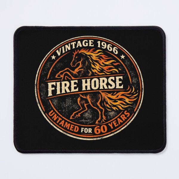 Item preview, Vintage 1966 Fire Horse Untamed For 60 Years designed and sold by 97Ts.
