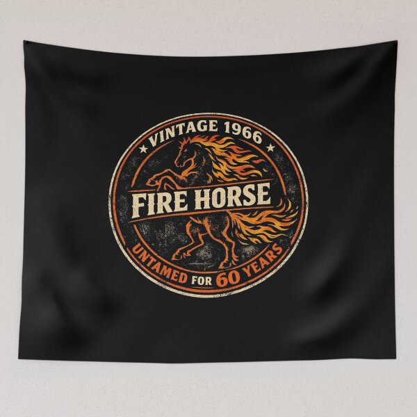 Item preview, Vintage 1966 Fire Horse Untamed For 60 Years designed and sold by 97Ts.