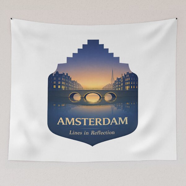 Item preview, Golden Bridges of Amsterdam designed and sold by EdvvinStudios.