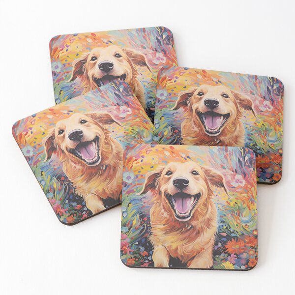 Artikelvorschau, Glücklicher Hund entworfen und verkauft von bubblyrainbow.