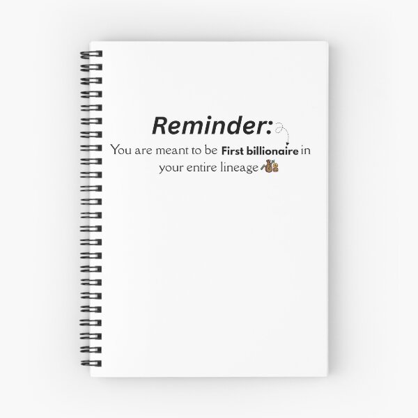 Item preview, Reminder -You are meant to be billionaire- wealth mindset quote affirmations  designed and sold by Dharaamagnetiix.