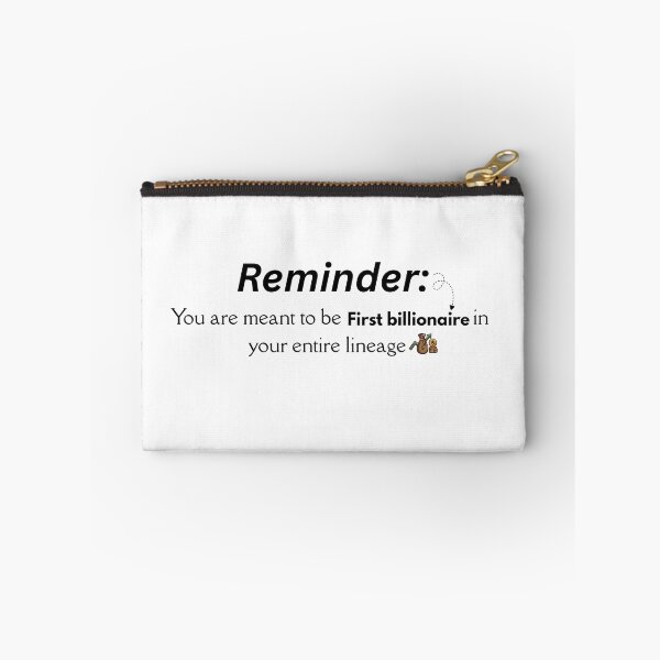 Item preview, Reminder -You are meant to be billionaire- wealth mindset quote affirmations  designed and sold by Dharaamagnetiix.