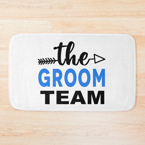Item preview, The Groom Team Blue designed and sold by AnveeBubbles.