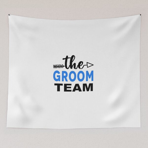 Item preview, The Groom Team Blue designed and sold by AnveeBubbles.