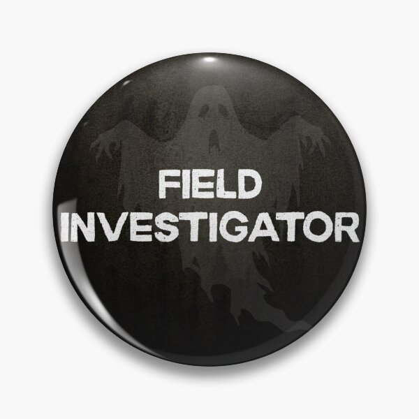 Item preview, Ghost Hunting Field Investigator Team Role/Position Identification Button designed and sold by GhostlyWorld.