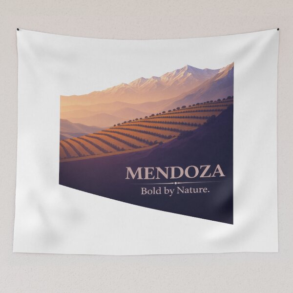 Item preview, Mendoza Vines March Toward Mountains designed and sold by EdvvinStudios.