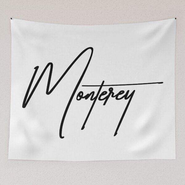 Item preview, Monterey - Coastal Minimalist Travel Typography designed and sold by ReggieDior.