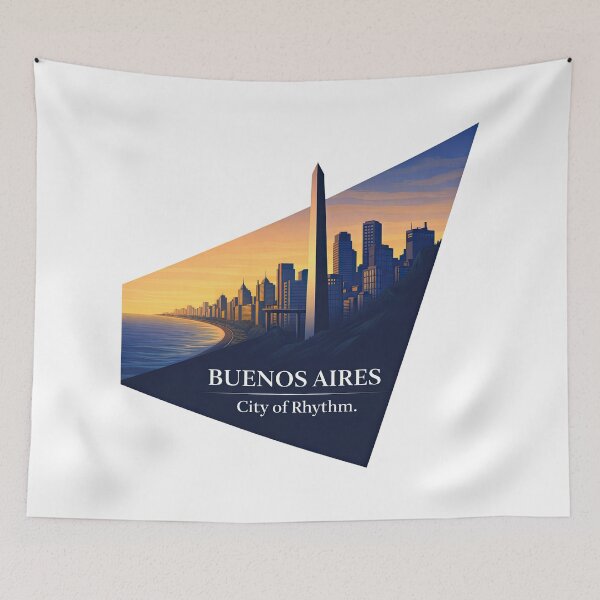 Item preview, Buenos Aires Rhythm Runs After Dark designed and sold by EdvvinStudios.