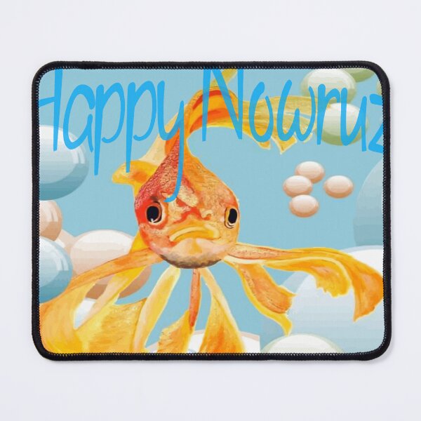 Item preview, Sky-Blue Wishes Happy Nowruz Goldfish designed and sold by taiche.