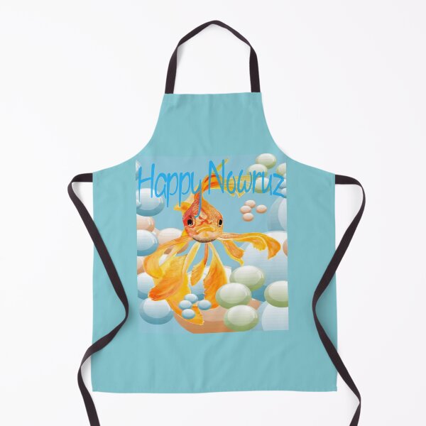 Item preview, Sky-Blue Wishes Happy Nowruz Goldfish designed and sold by taiche.