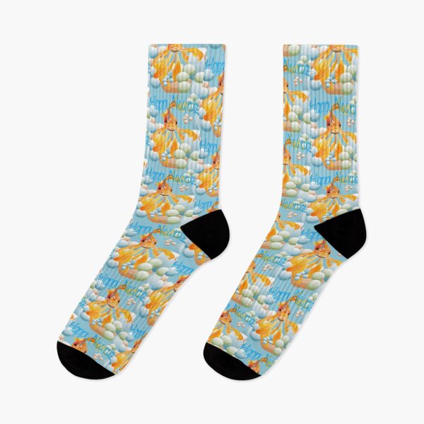 Item preview, Sky-Blue Wishes Happy Nowruz Goldfish designed and sold by taiche.