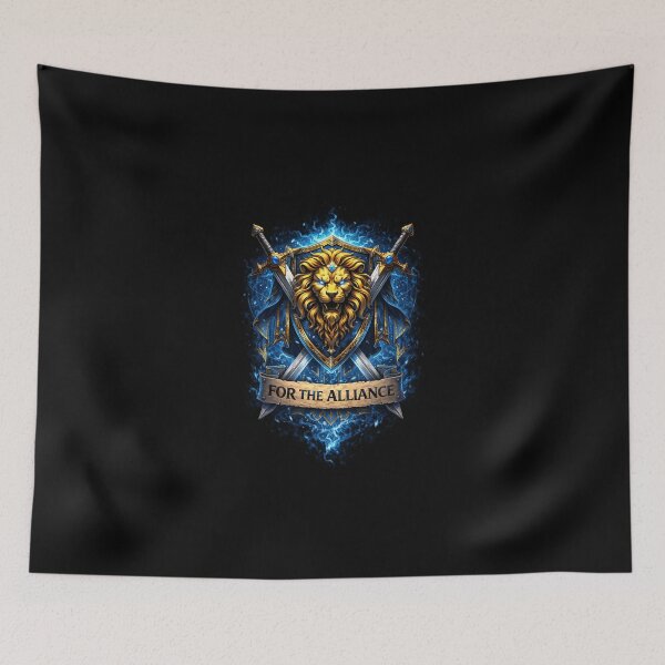 Item preview, For the Alliance – Lion of the Eternal Kingdom designed and sold by DogLord.
