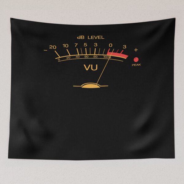 Item preview, Volume Vu Meter Vintage Audio Engineer Recording Studio Gear Head Musician Guitar designed and sold by Implmck.