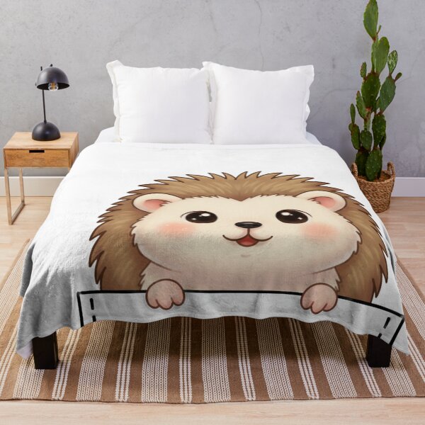 Item preview, Cute Hedgehog Pocket designed and sold by Side Quest Studio.
