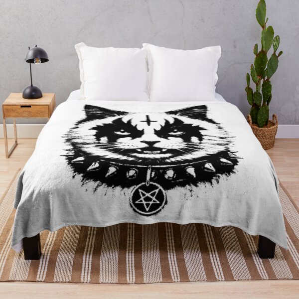 Item preview, Black Metal Cat Metalhead Style designed and sold by Eh Plus Designs.