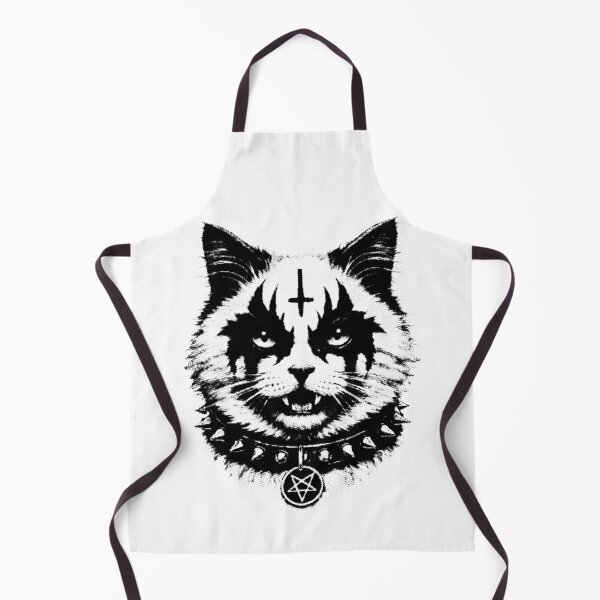 Item preview, Black Metal Cat Metalhead Style designed and sold by Eh Plus Designs.