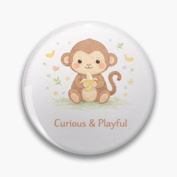 Item preview, Zodiac Monkey | Curious & Playful designed and sold by Joocnooz.