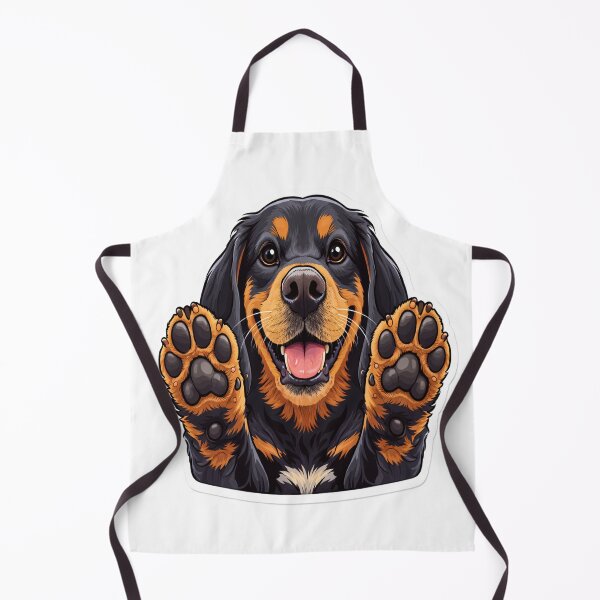 Item preview, Slovak Hound Dog Paw Beans – Cute Slovenský Kopov Pressing Paws Illustration designed and sold by myforestfog.