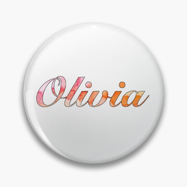 Item preview, Watercolor Name Olivia in Pink Tones designed and sold by katifinell.