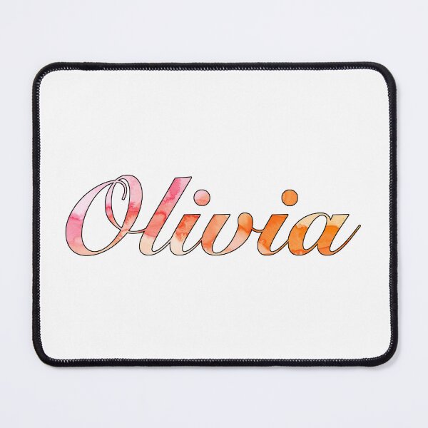 Item preview, Watercolor Name Olivia in Pink Tones designed and sold by katifinell.