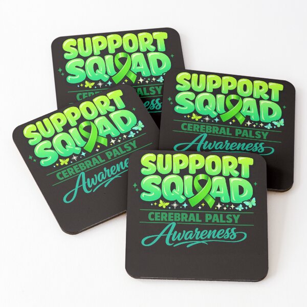 Item preview, Support Squad Cerebral Palsy Awareness Advocate Family designed and sold by Pawsome Quotes.