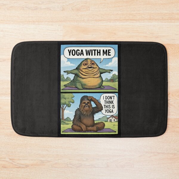 Item preview,  Yoga With Me — Alien Instructor & Furry Student Comic Strip designed and sold by SammyMorry.