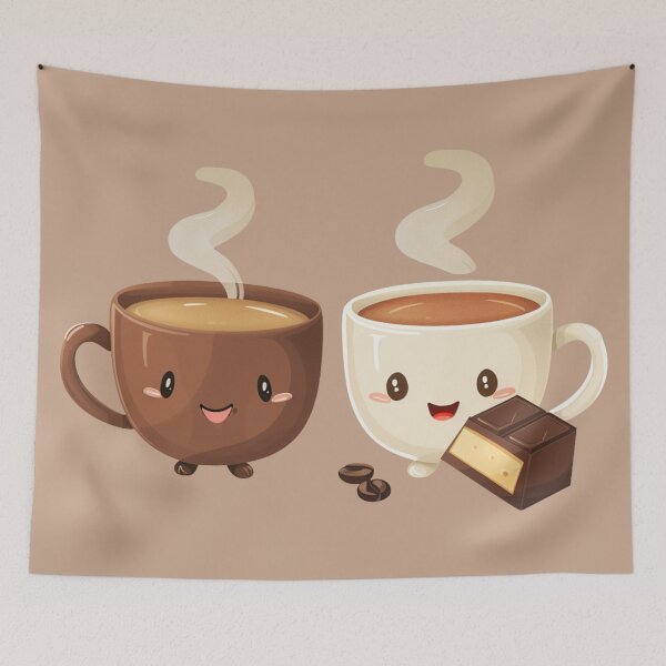 Item preview, Chocolate said coffee is my friend designed and sold by bubblyrainbow.